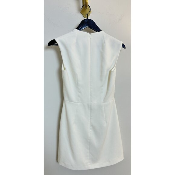 FRENCH CONNECTION Ruth Whisper A-Line Dress in Summer White Size US 6 - Picture 7 of 11